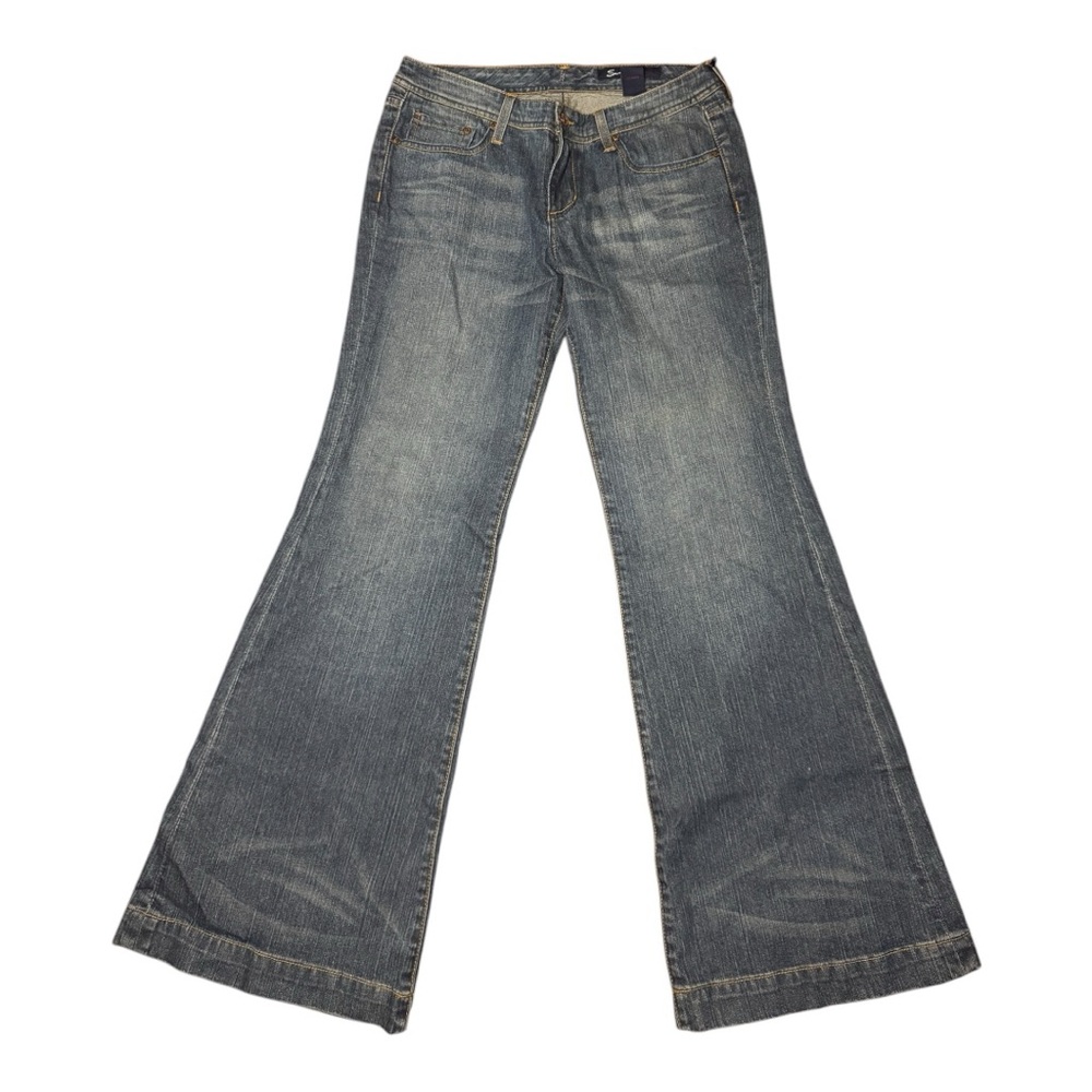Seven7 NWT Medium Dark Wash Wide Leg Y2k Fall Jeans